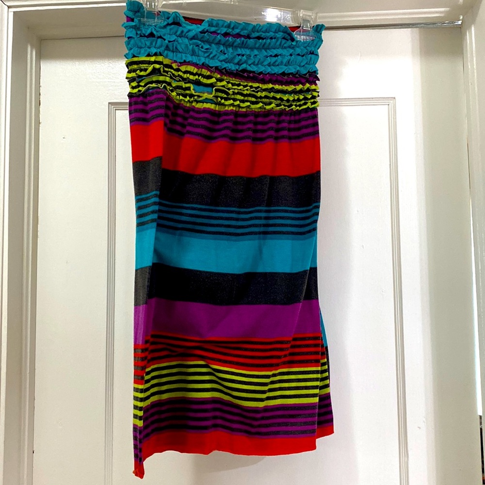 Strapless sundress/coverup